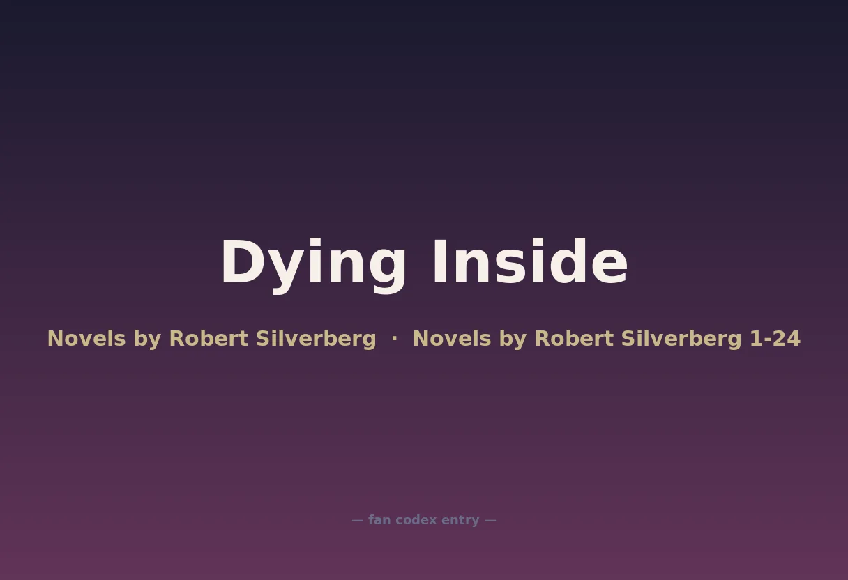 Dying Inside